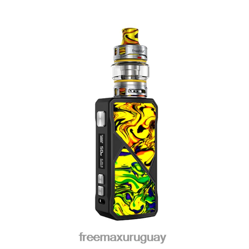 XRP64L67 FreeMAX MAXUS kit de 50w - FreeMAX vape Uruguay - amarillo