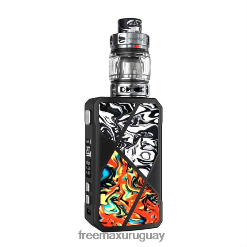 XRP64L6 FreeMAX MAXUS kit de 200w - FreeMAX e cig - negro-naranja