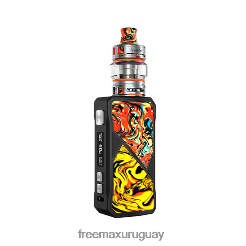 XRP64L70 FreeMAX MAXUS kit de 50w - FreeMAX vape precio - naranja amarillo